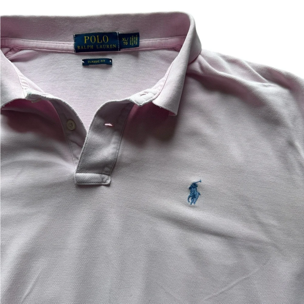 Polo Ralph Lauren men’s size extra large pink 100% cotton polo shirt. - Picture 1 of 5